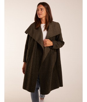 Wool Like Waterfall Cardigan Coat