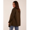 Suede Look Waterfall Jacket