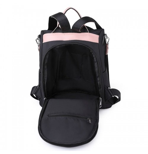 Backpack With Back Zip Pocket