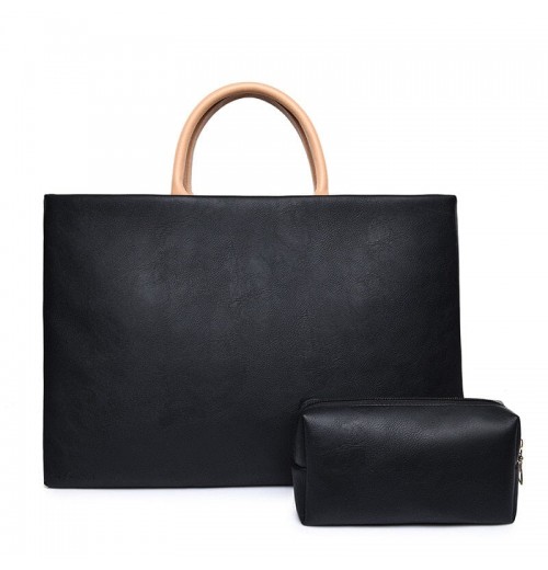 15 inch Leather Laptop Tote