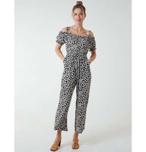 Cami Strap Bardot Daisy Jumpsuit